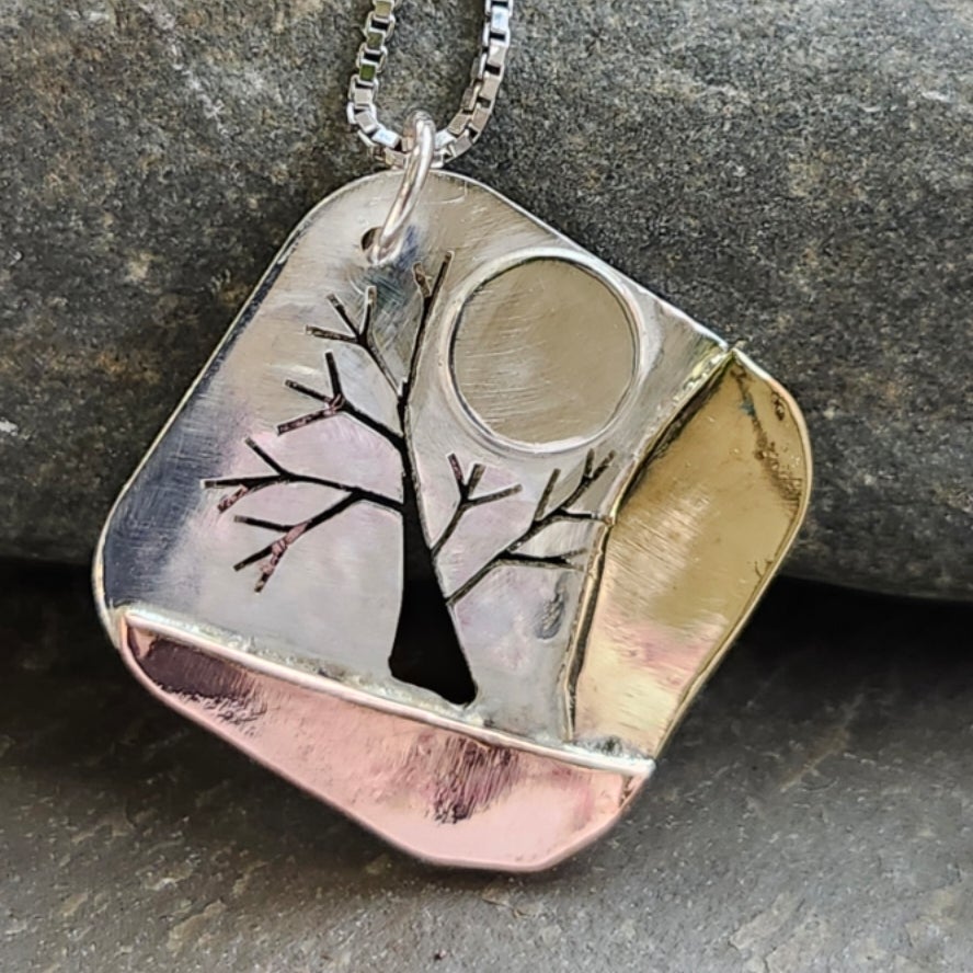 Handmade silver and copper jewellery shop